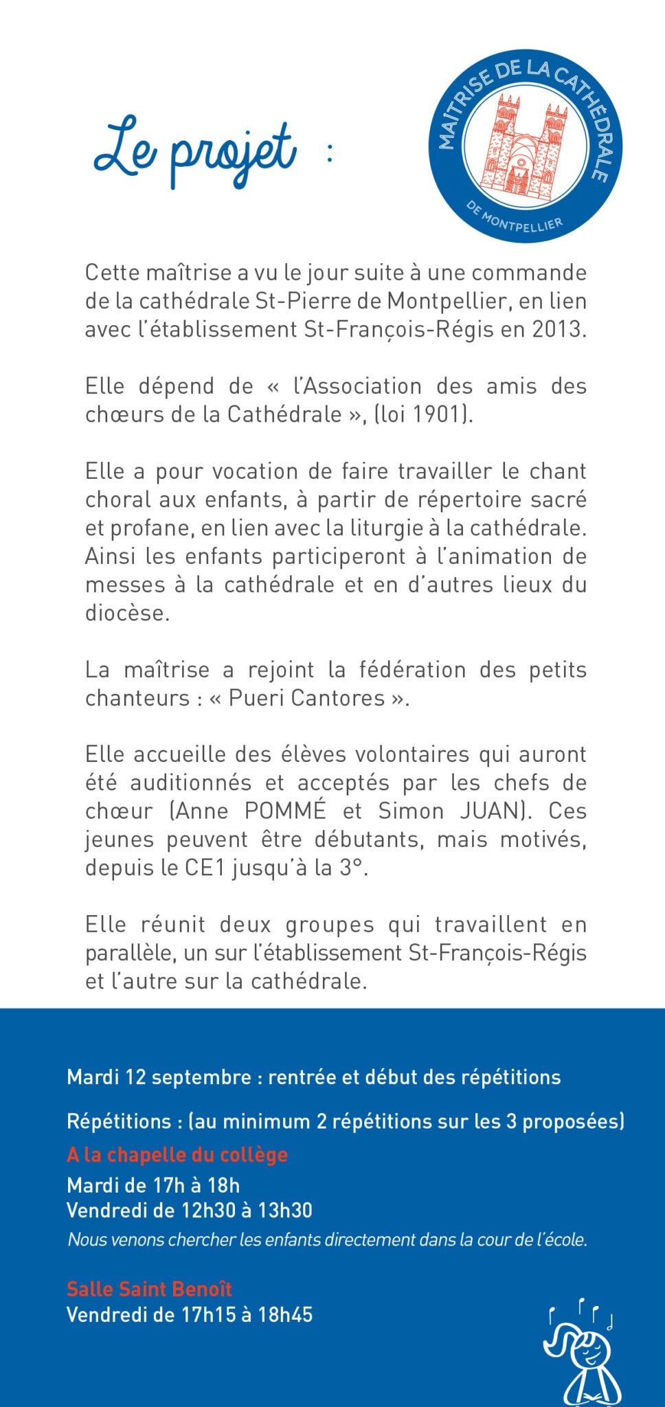 Chorale Ensemble scolaire Saint FrançoisRégis